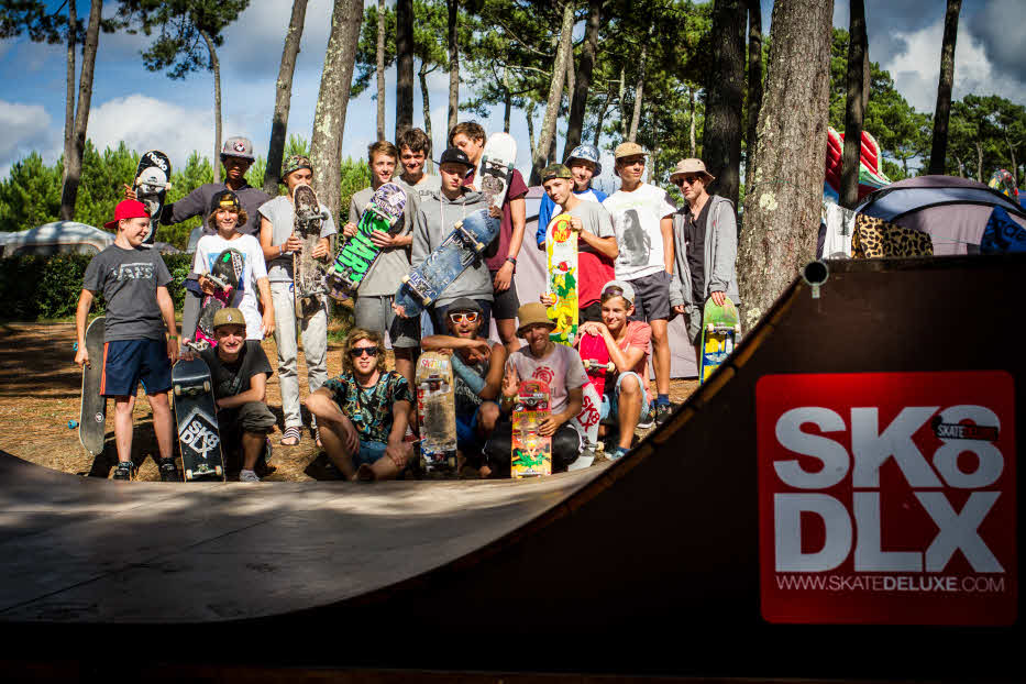 Skater im Jugendcamp