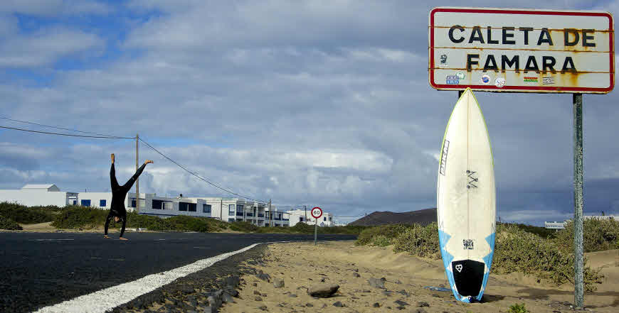 Surfen auf Lanzarote