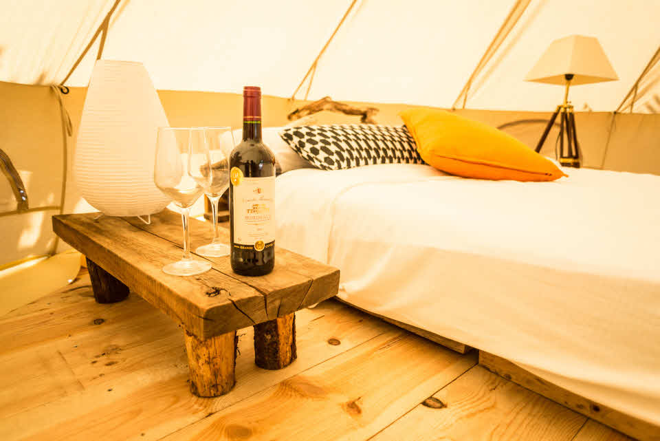 Glamping Zelt Surfcamp Moliets