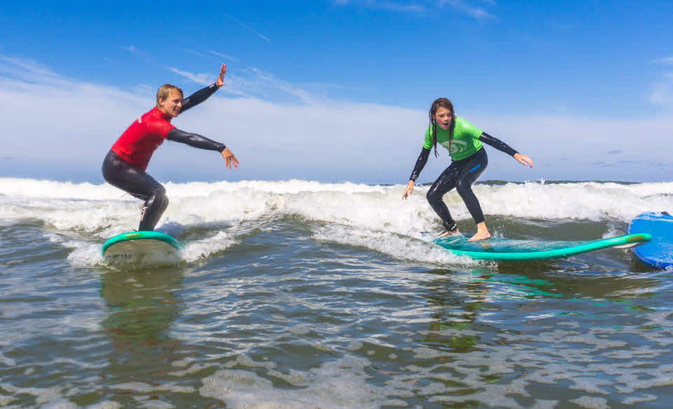 Wellenreiten lernen in Holland