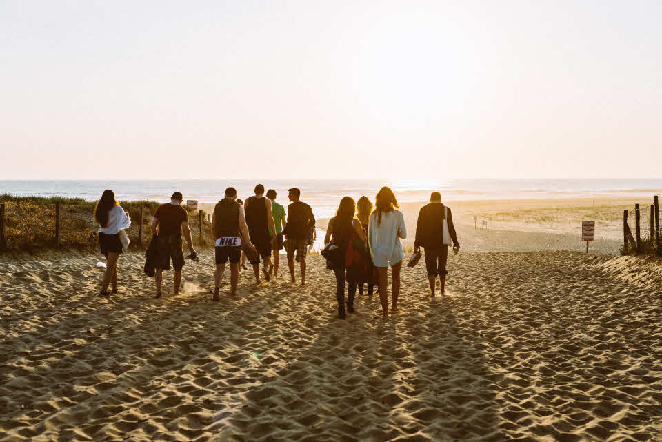 Am Strand von Moliets Plage