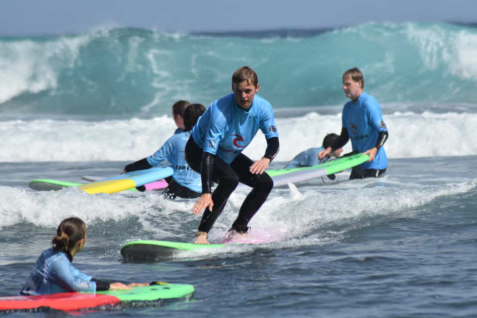 Anfänger Surfkurs Teneriffa