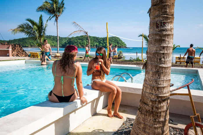 Pool direkt am Strand Venao