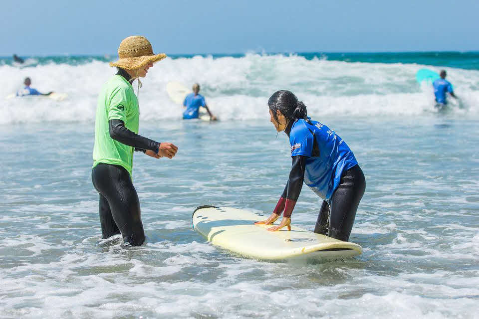 Anfängersurfkurs Lagos