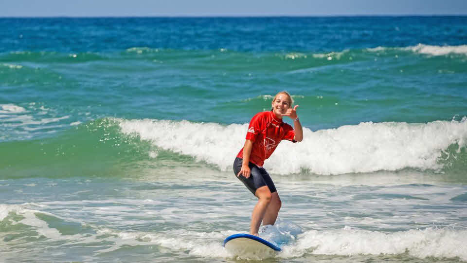 Surfen lernen Frankreich Surfurlaub