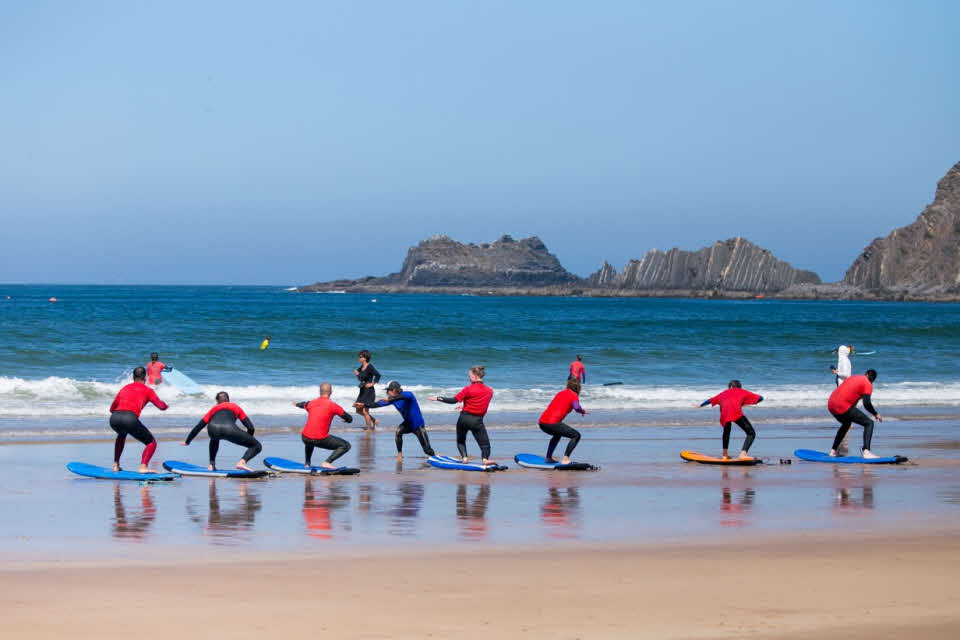 Surfschule Anfänger Arrifana