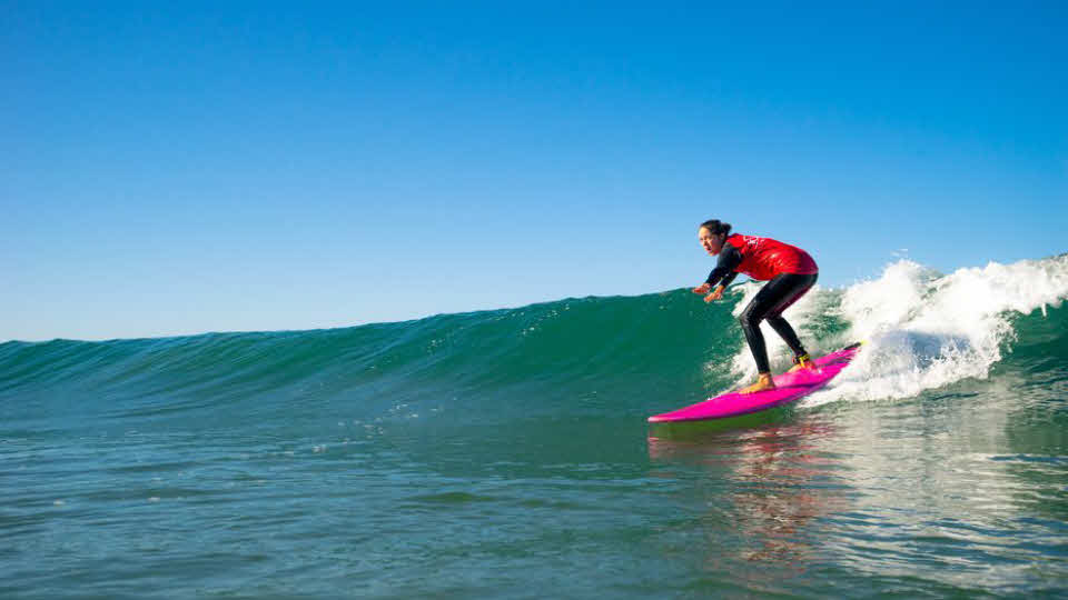 Surfen lernen in Frankreich