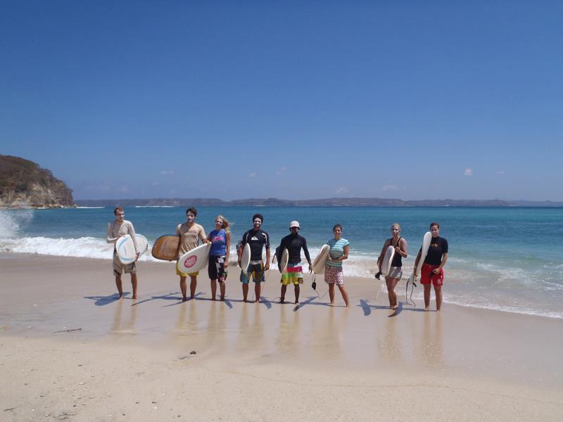 Surfen lernen Lombok