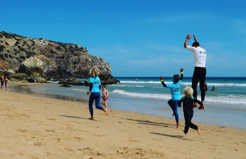 Familiensurfkurs Algarve