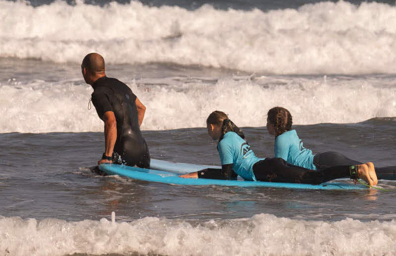 Surfern lernen für Kinder