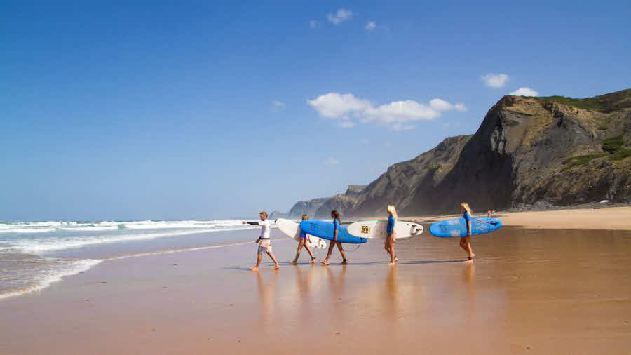 Surfkurse für Anfänger Algarve