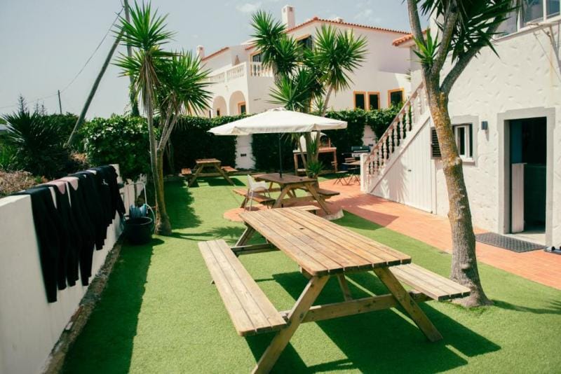 Sitzgelegenheiten im Surfhaus