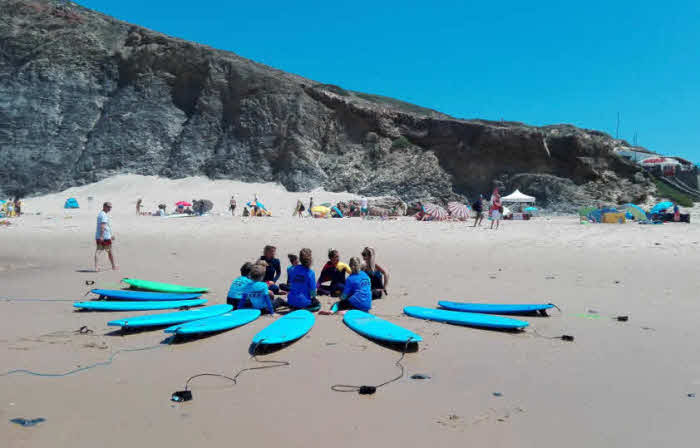 Urlaub Familie Surfen