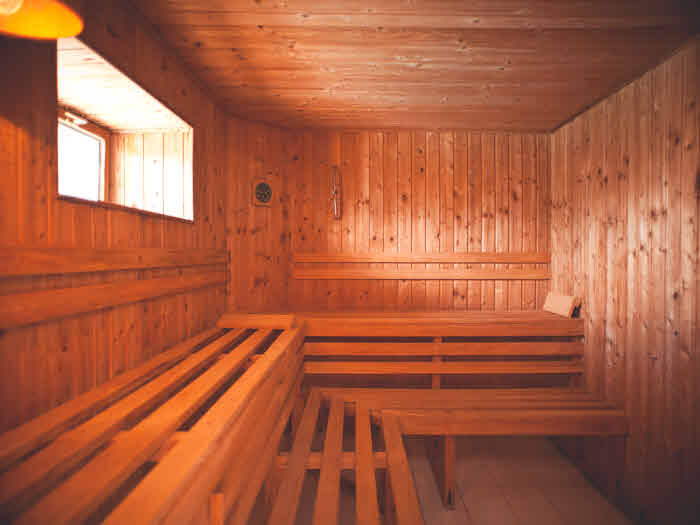 Sauna in der Surf Villa