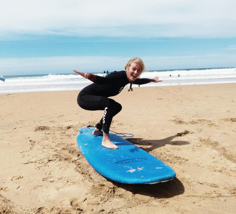 Surfen lernen an der Algarve