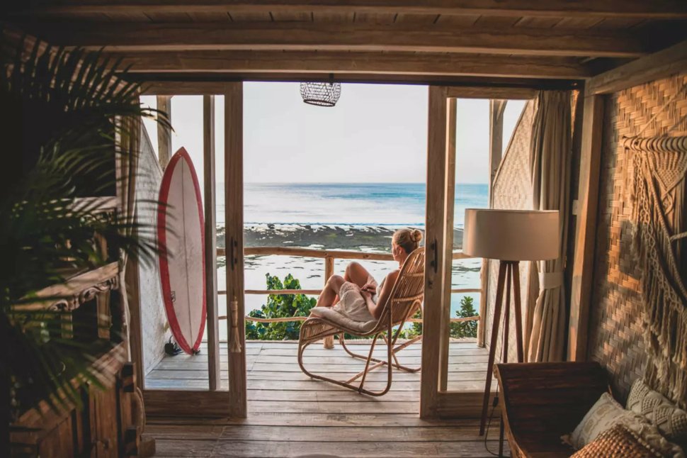 Zimmer mit Balkon