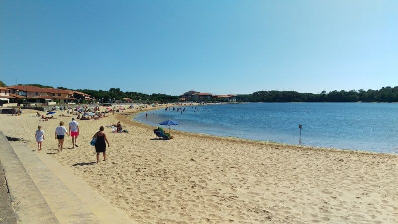 Lagune mt Badestrand