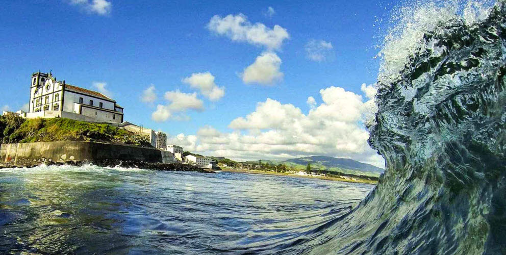 Wellen Azoren Azoren Surfen