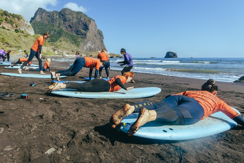 Surfen lernen auf Madeira