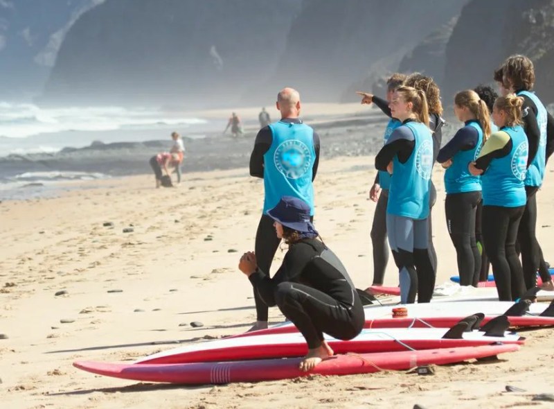 Surfen an der Algarve