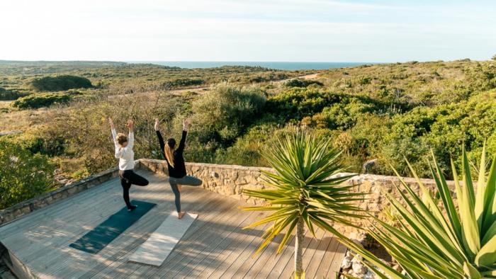 Yoga mit Meerblick