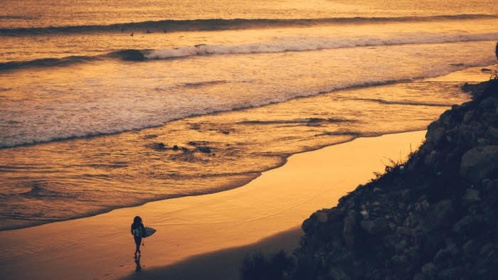 Marokko Sunset Surf