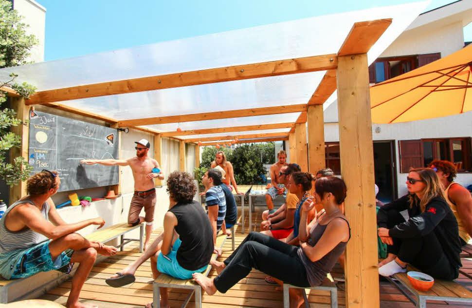 Surfcamp Theorieunterricht